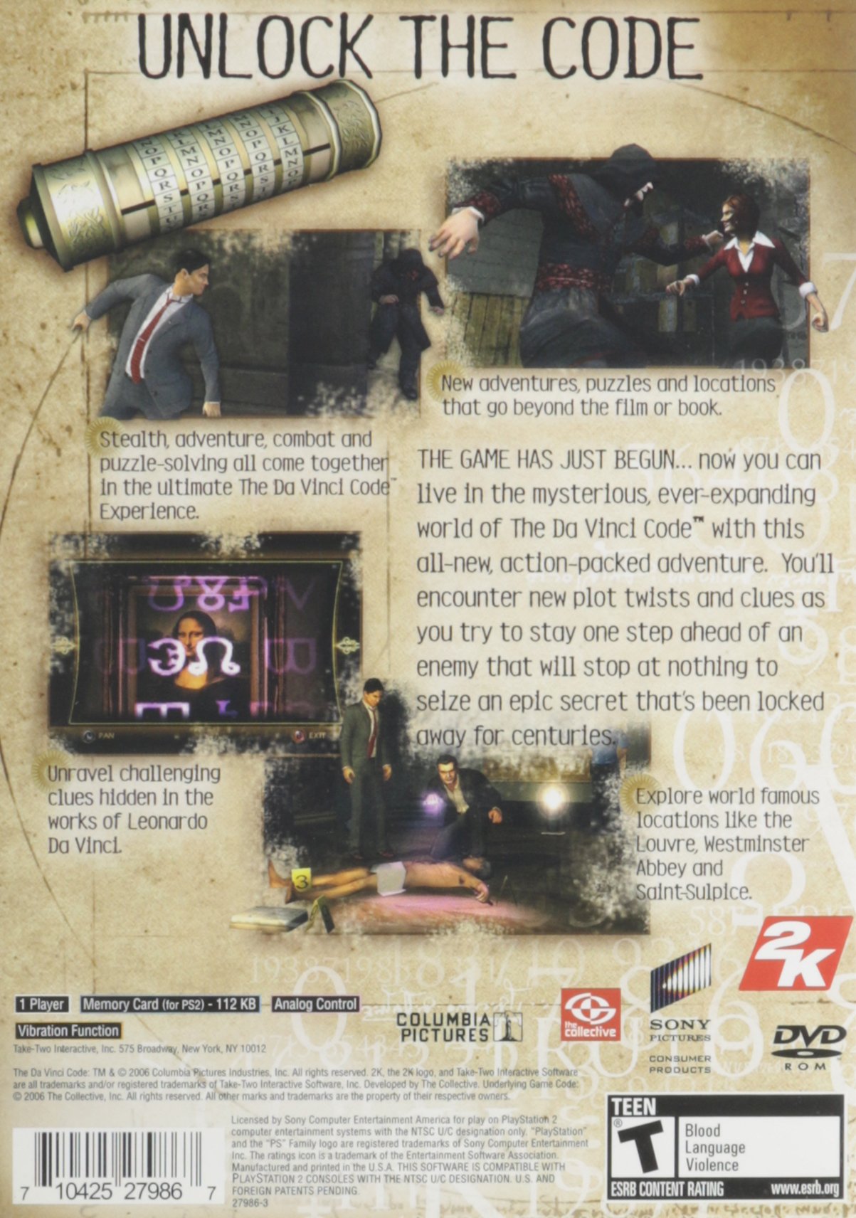 Amazon.com: Davinci Code - PlayStation 2 : Video Games